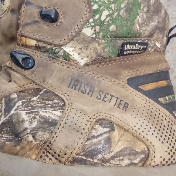 Irish Setter, size 13, men's hunting camo boots. - Picture 2 of 16